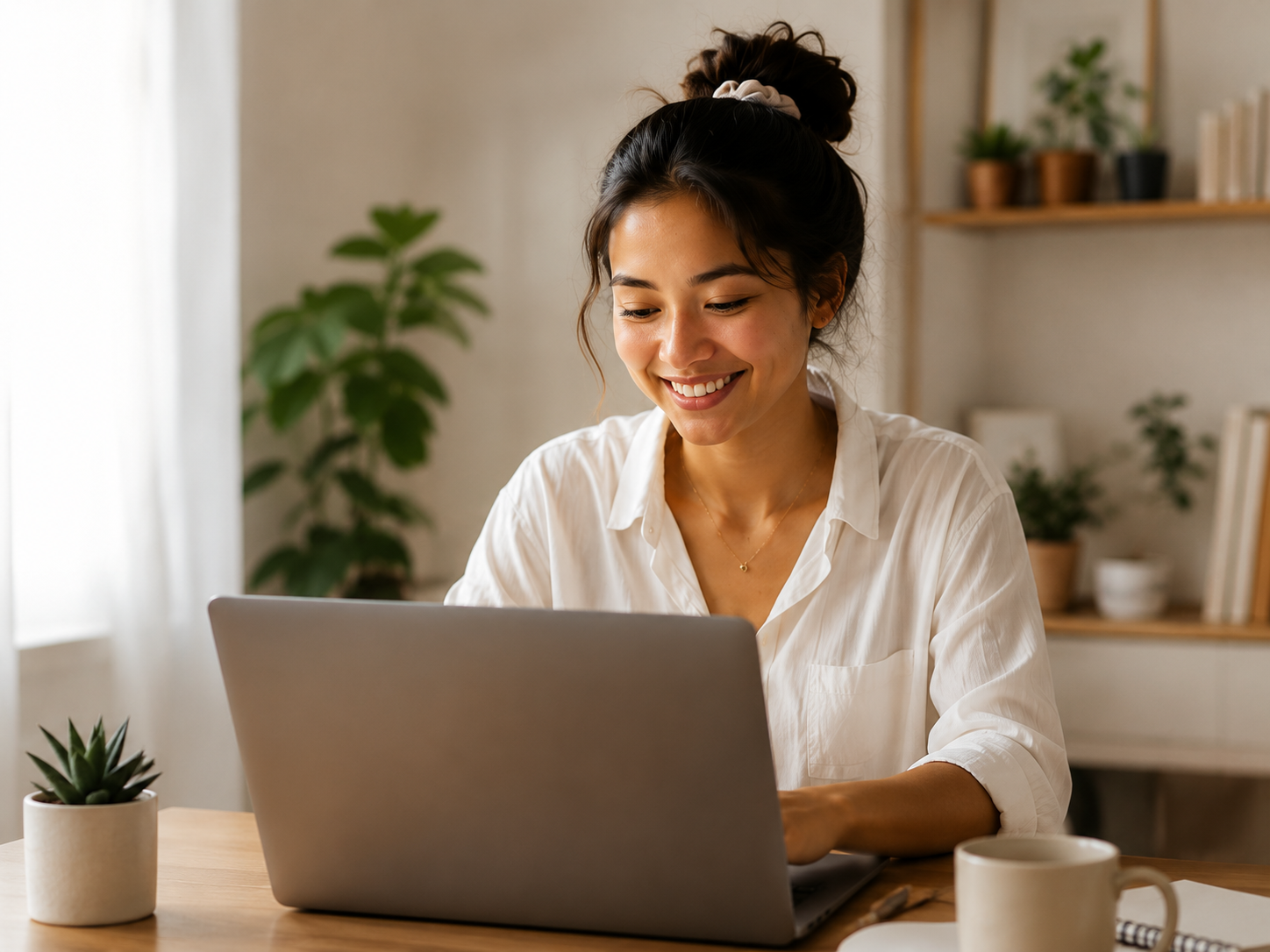 Professionnel travaillant sur une demande client reçue par e-mail